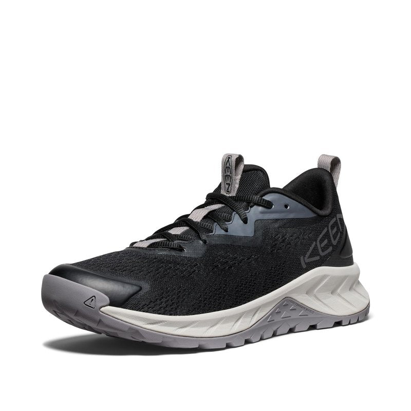 KEEN Men's Versacore Speed Breathable Vented Comfortable Hiking Shoes, Black/Steel Grey, 10.5