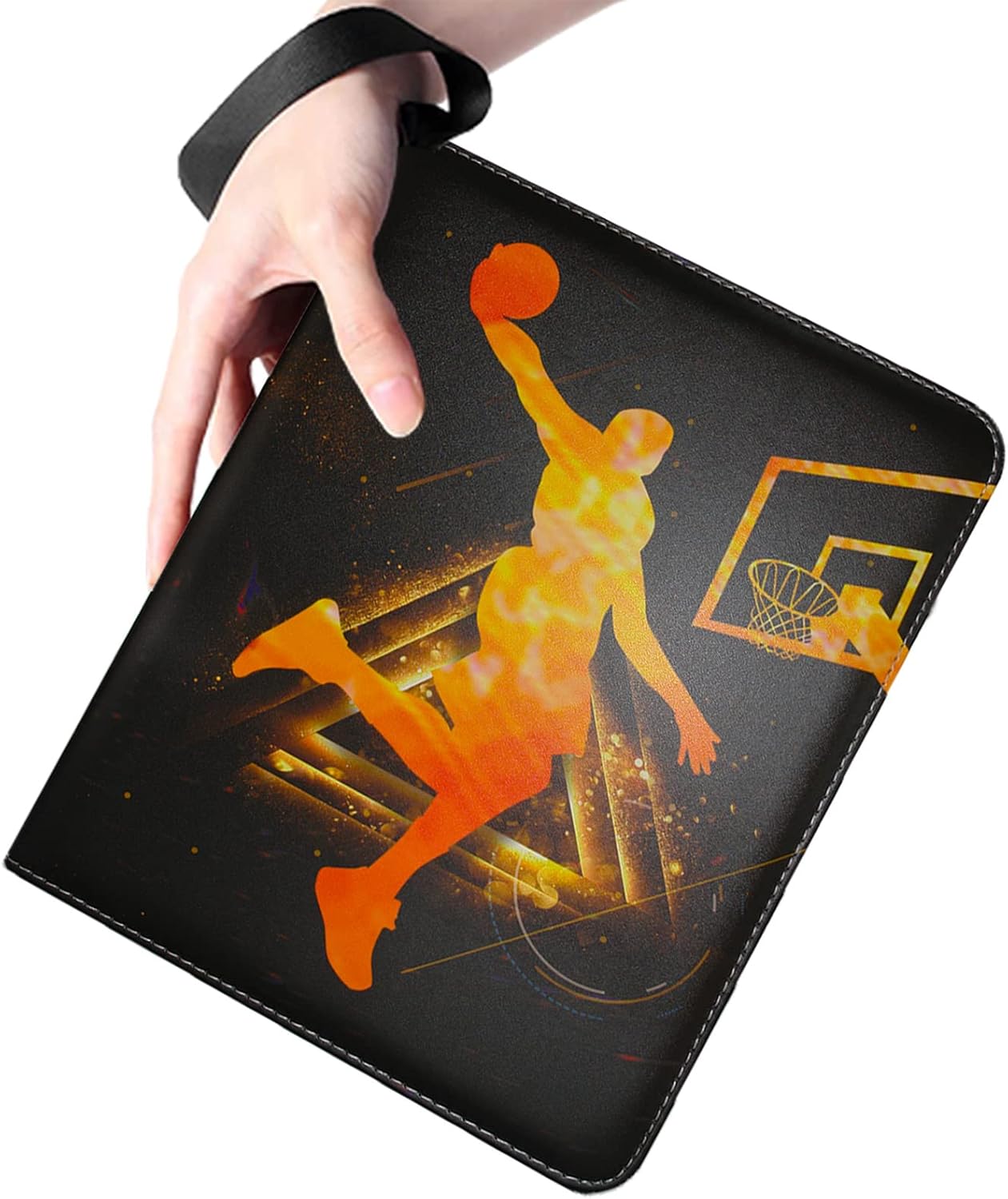 Basketball Cards Binder - 900 Pockets Trading Card Holder Album | Includes 50 Removable Sleeves