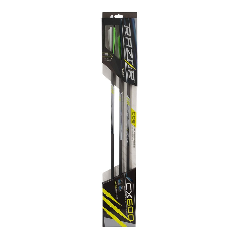 Allen Company Razor CX600 20" Crossbow Bolts, 3-Pack, Black