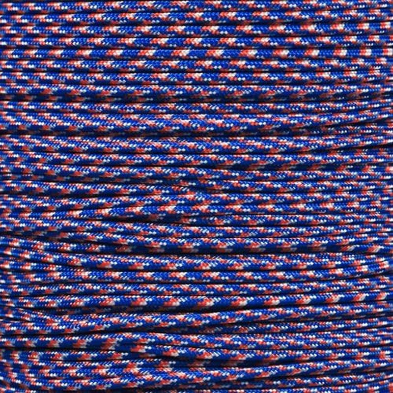 Paracord 275lb Nylon Crafting Cord - USA Camo 3/32 Inch (1000 ft) - Durable 5 Strand Inner Core