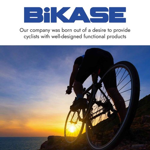 BiKase Big Momma Bike Trunk Bag - Universal Fit Medium Rear Rack Bag with Side Pockets, Top Bungee, Mesh Pocket, Key Holder & Reflective Accents - Spacious Bicycle Rack Bag for Ebikes & Bicycles
