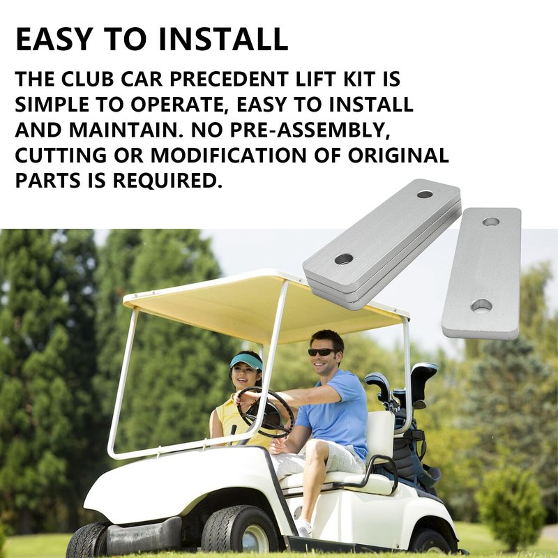 Rear End Lift Kit for Club Car Precedent Onward Tempo gas electric golf cart 2004 UP 2005 2006 2007-2020 2021 2022 2023 2024/1 inch
