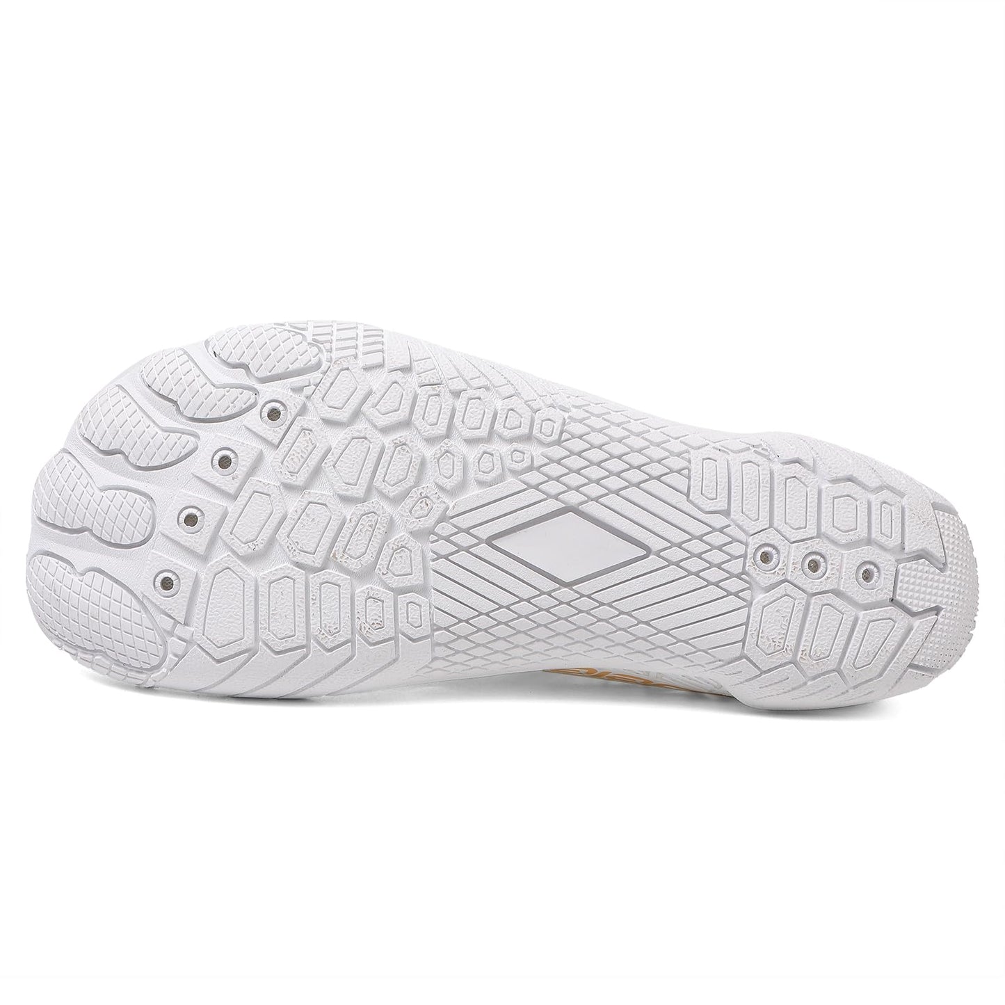 ITLXJR Water Shoes for Men and Women, Barefoot Aqua Socks, Wide Fit Beach Swimming Pool Shoes, Anti-Slip Outdoor Walking Hiking Kayaking Diving Surfing (Beige, Adult, Men, 8, Numeric, US Footwear Size System, Medium)