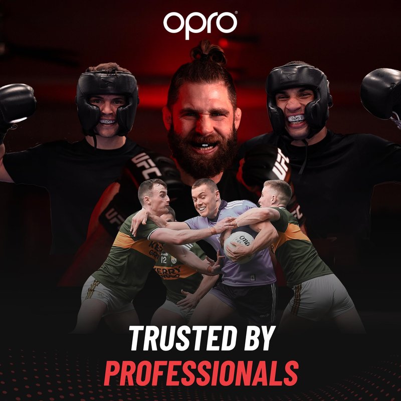 OPRO Silver Level UFC Moldable Mouth Guard Essential Fit (Black/Red) Adult & Kids Boxing Mouthguard for MMA & Impact Sports, Self-Fit Mouth Guard for Sports, Football, Hockey - Includes Case