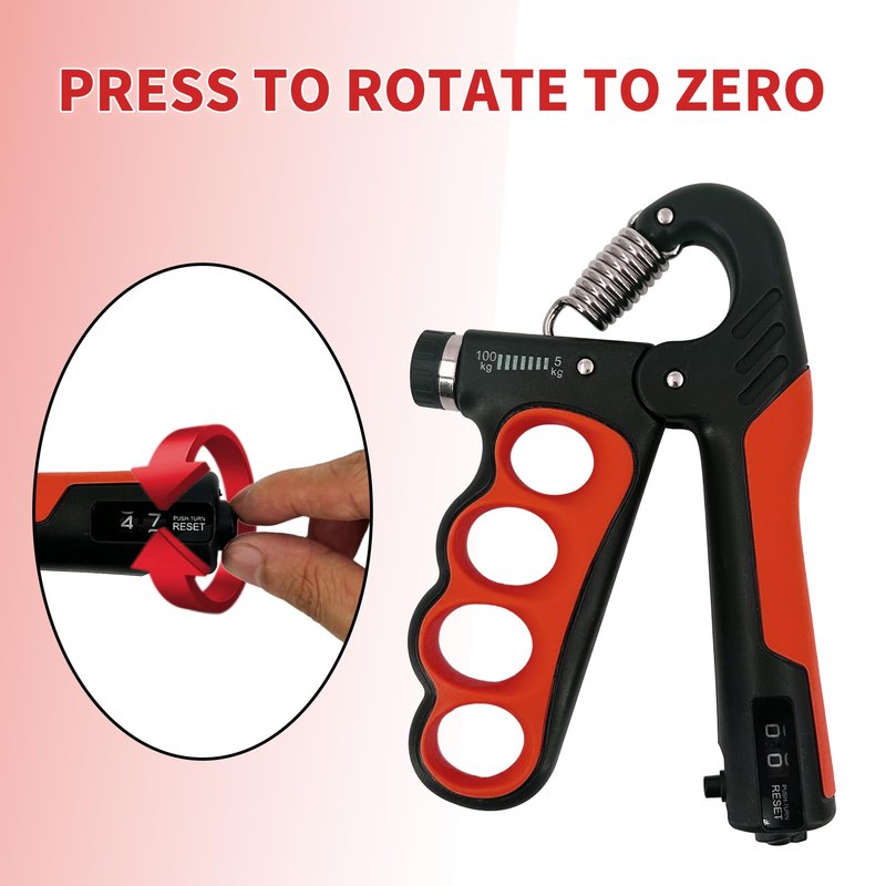 Senston Grip Strength Trainer 2 Pack - Adjustable 11-220Lbs (5-100KG) with Auto Counter, Hand Grip Strengthener, Forearm Exerciser for Athletes, Musicians, Gym, Home, Injury Rehab