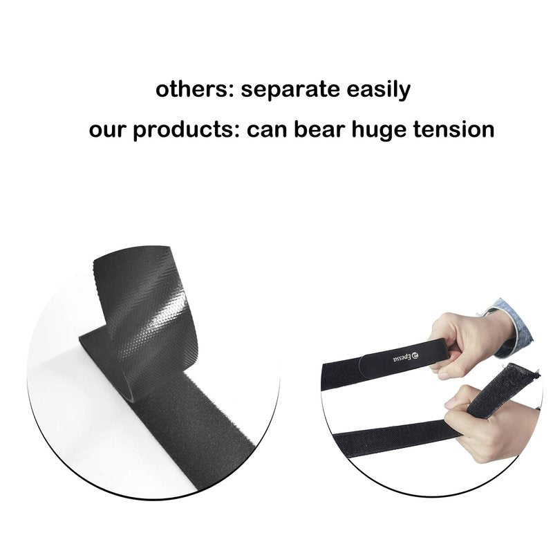 Hoverboard Seat Attachment Straps with Hoverboard Go Cart Strap Protectors, Epessa Hoverboard Go Kart Straps, Adjustable Replacement Straps Compatible with Self Balancing Scooter, Hook and Loop
