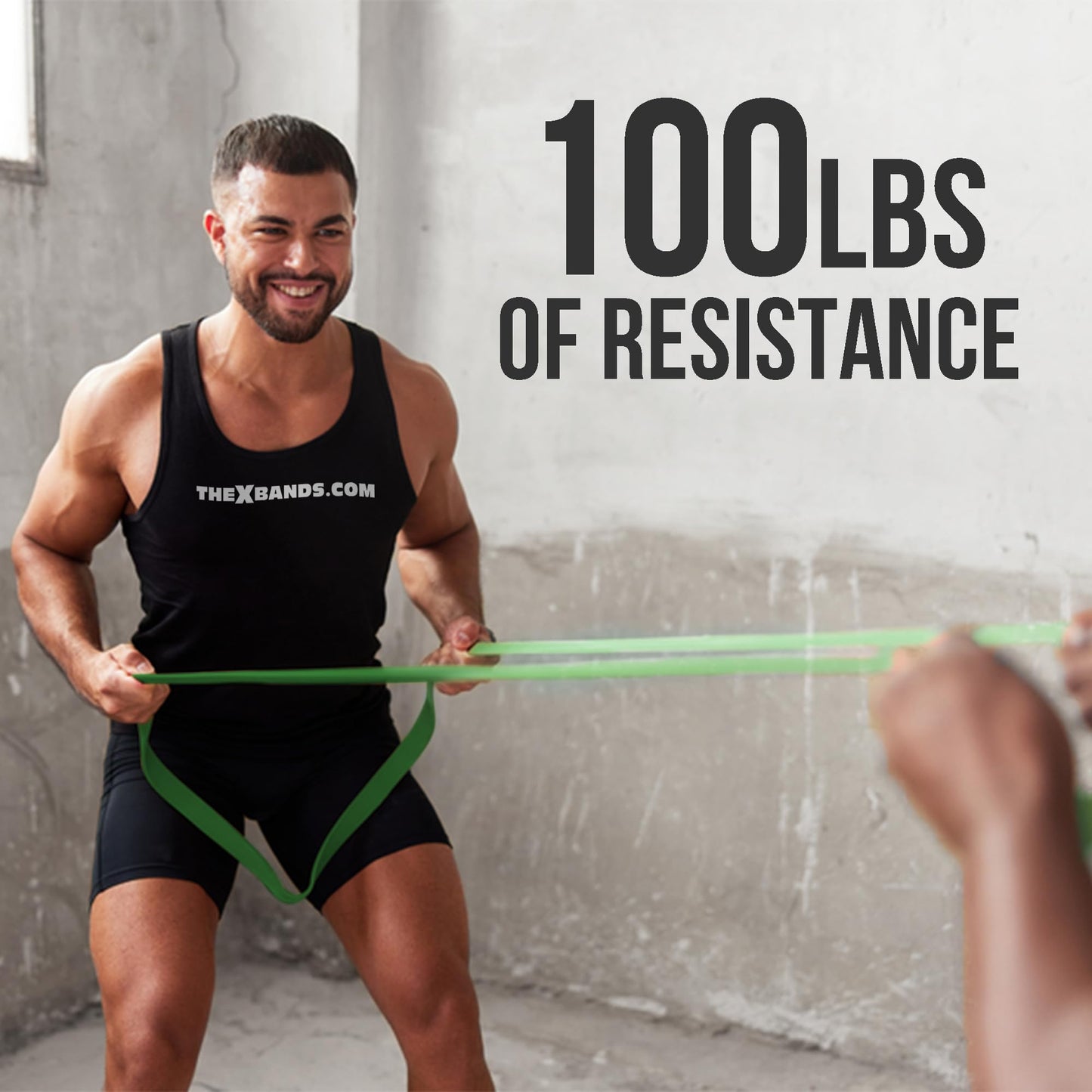 THE X BANDS Long Resistance Bands - Squat Bands - Booty Band - Pull Up Bands - Loop Bands - Fitness Bands Resistance Long - Rubber Resistance Bands - Extra Strong Resistance Bands - 100 Lb Green…