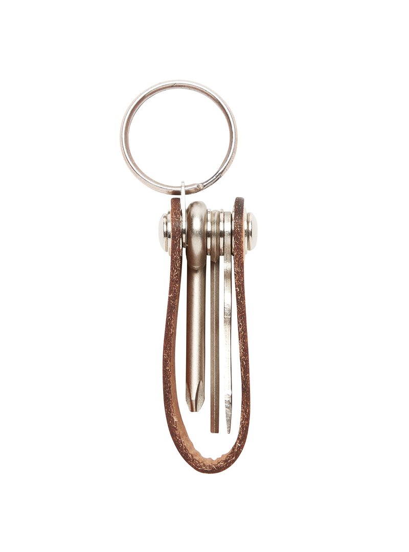Fix Manufacturing Surf Cloak Keychain fin key leather combo tool with bottle opener
