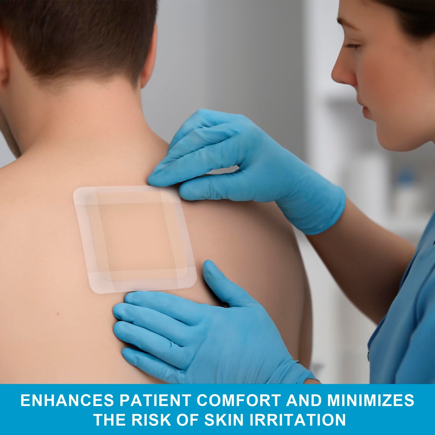 MedVance TM Foam – Waterproof Non-Adhesive Hydrophilic Foam Dressing 6"X6" Box of 5 dressings