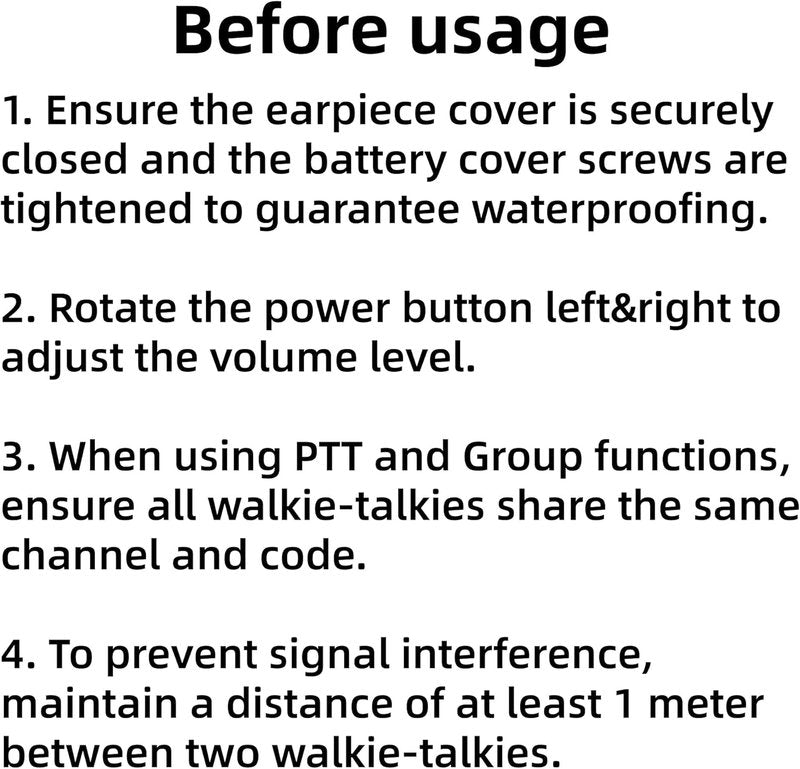 KETELESE T4 Walkie Talkie - IP67 Waterproof Two-Way Radio with Type-C Rechargeable Battery | 2-Pack, Orange