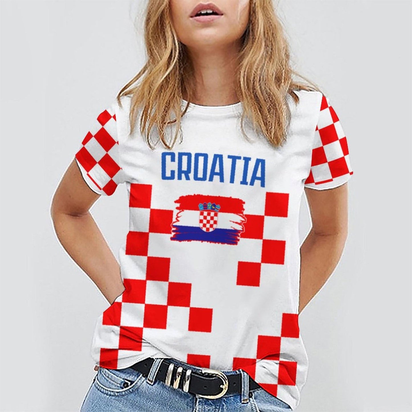 Custom 23/24/25/26 Croatia Soccer Shirts Uniforms for Men Women Youth Fans Gifts Personalized Your Name Numbers Apparel
