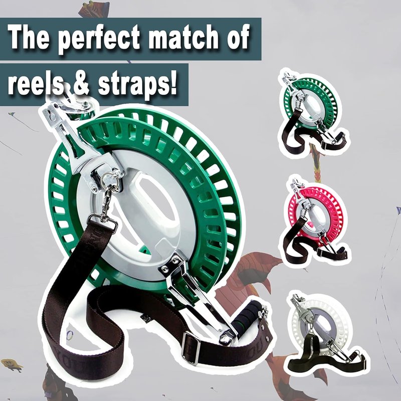 10.6" Professional Kite Reel - Durable ABS Plastic & Alloy Winder with Brake System | Ideal for Large Kites