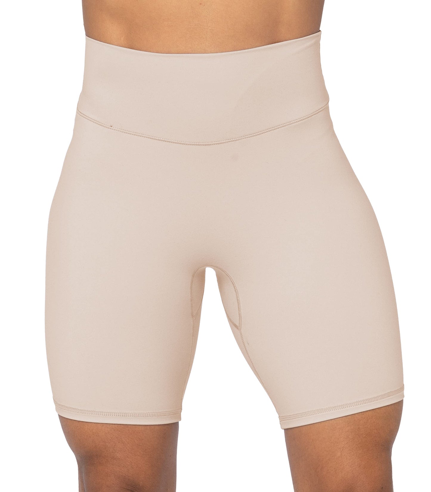 Sunzel Women's No Front Seam High Waisted Biker Shorts for Yoga Workout