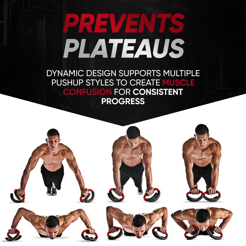 Legend Pushup – Advanced Push-Up Bars to Eliminate Wrist Pain, Generate More Muscle Growth, Deliver Faster Results, and Prevent Plateaus – Rocking Handle Design for Natural Movement and Effective Workouts