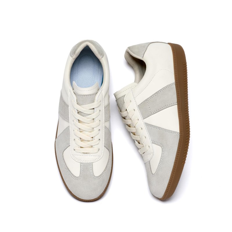 PEILEG Men's Women's Lightweight and Comfortable Skateboarding Shoes, Fashion Casual Shoes, Versatile Anti Slip Walking Shoes, Outdoor Jogging Shoes, Leisure Dance Shoes, Park Flats Beige