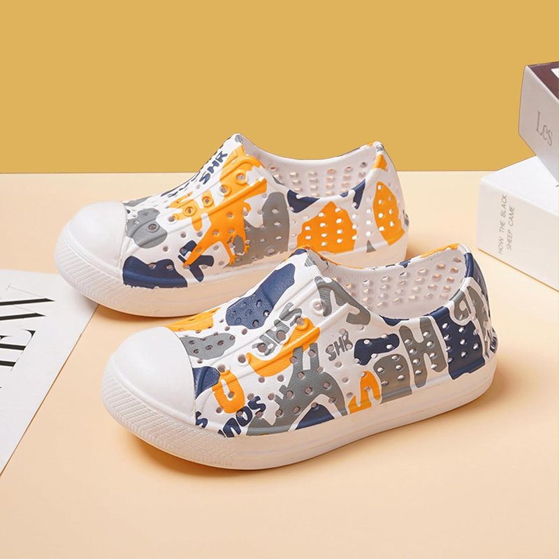 Toddler Water Shoes - Lightweight Slip-On Garden Sandals | Quick Dry, Anti-Slip, Flexible for Boys & Girls