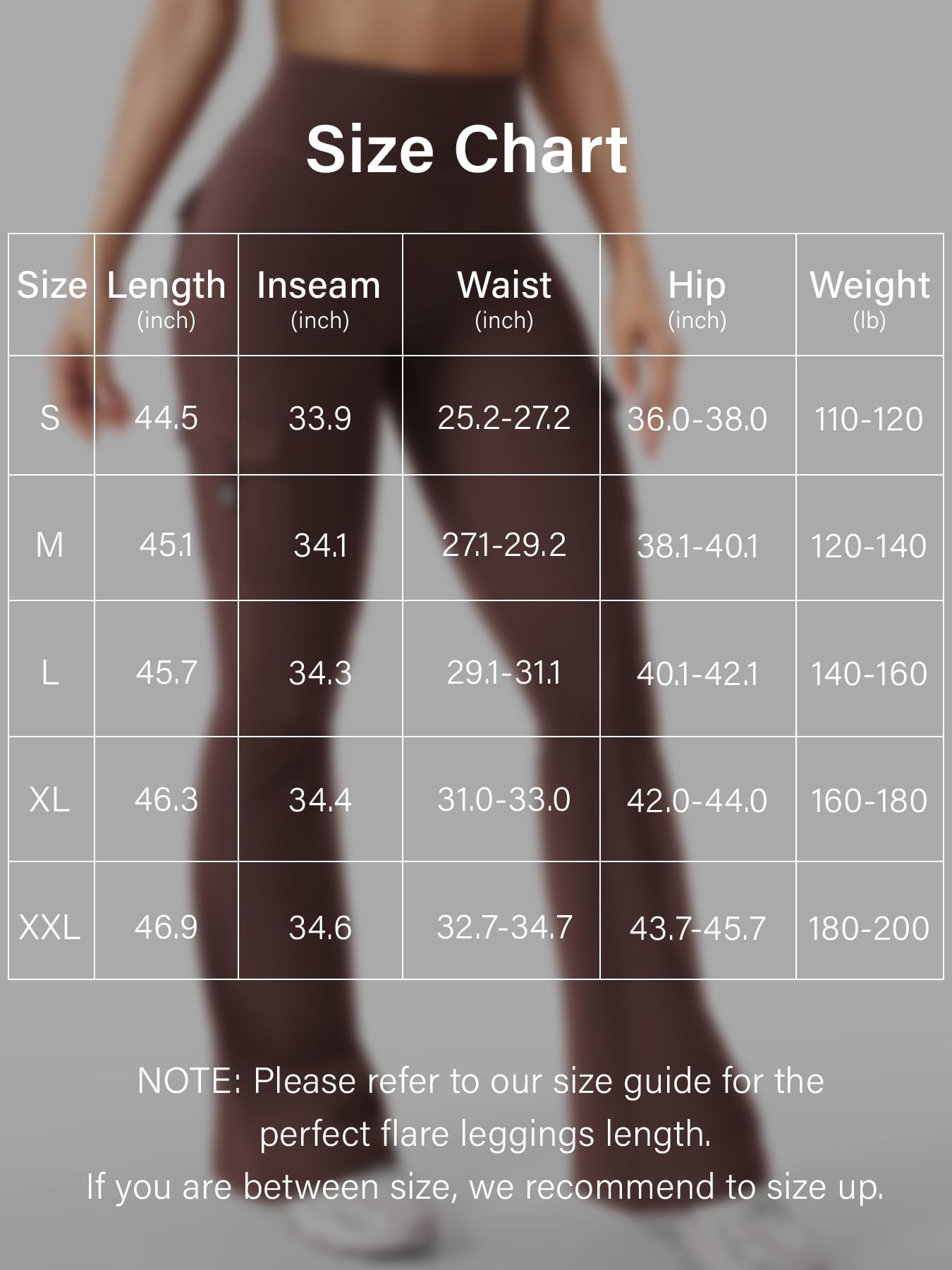 YEOREO CoreFlex Women Workout Flare Leggings with Pockets Hidden Scrunch Cargo Gym Yoga No Front Seam Leggings Chocolate L