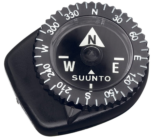 SUUNTO Clipper Compass, Micro Compass Attaches to Strap, Sleeve or Map Edge