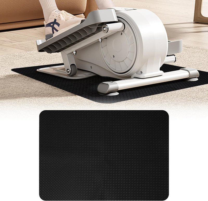 Double-Sided Non-Slip Workout Mat - 23.6" x 17" for Elliptical Machines | Stability & Floor Protection