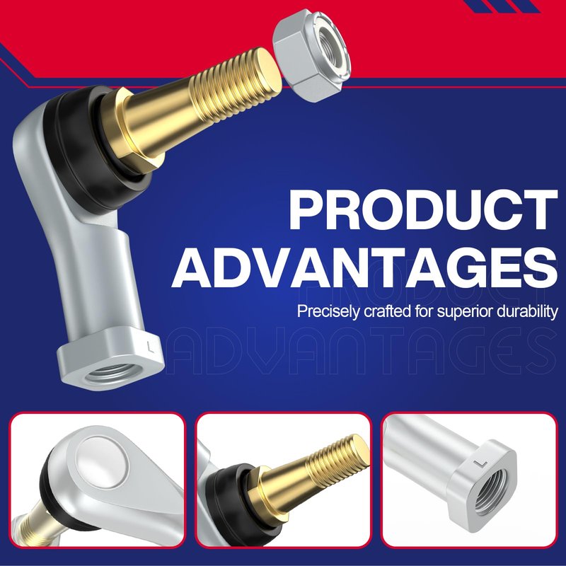 SUPGCPER Golf Cart Tie Rod Ends Ball Joint Kit, EZGO Tie Rod End Fit TXT 2001-UP Gas and Electric, EZGO Ball Joint Kit, OEM Number# 70902-G01, 70902-G02, 2PCS (Driver and Passenger Side)