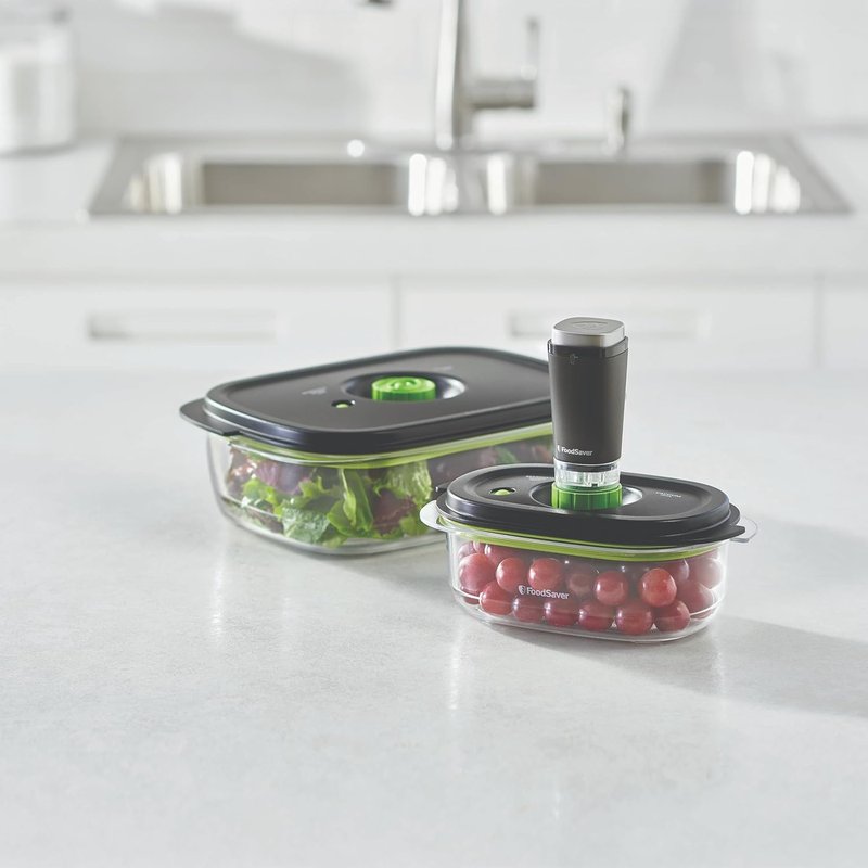 FoodSaver Preserve & Marinate Vacuum Containers - Airtight Seal | BPA-Free, 3-Pack