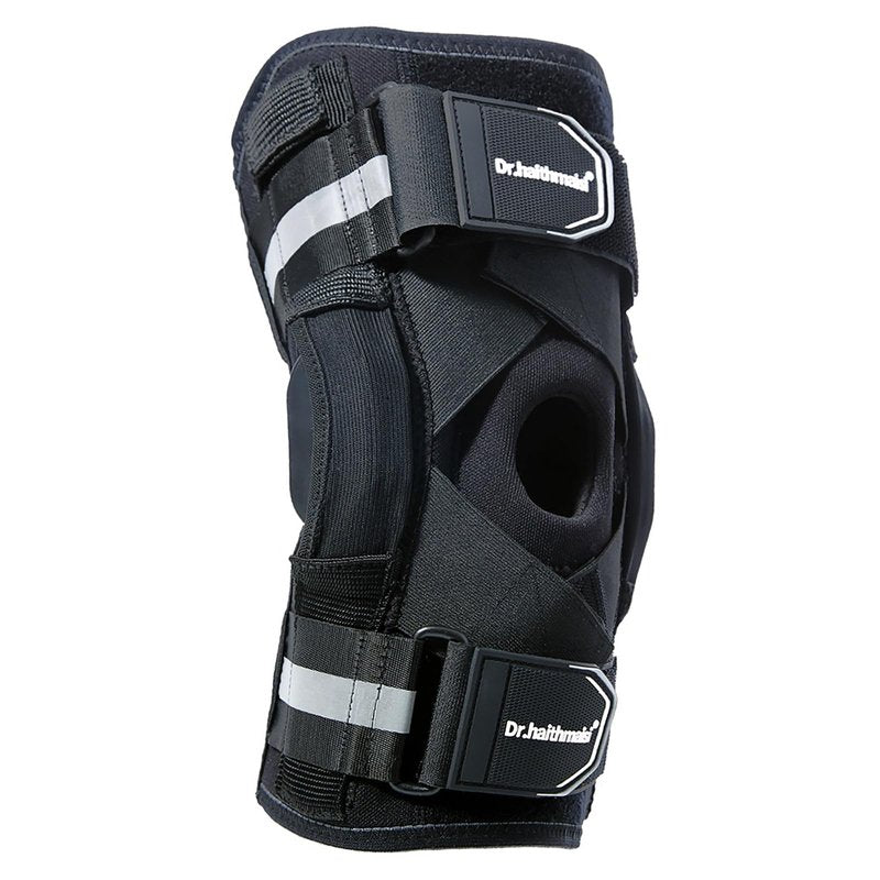 Professional Knee Brace for Men & Women - Hinged Support for Knee Pain, Arthritis, Meniscus Tear, ACL Injury - Breathable, Adjustable, Stabilizing Compression Sleeve for Running, Sports, Workout (Medium)