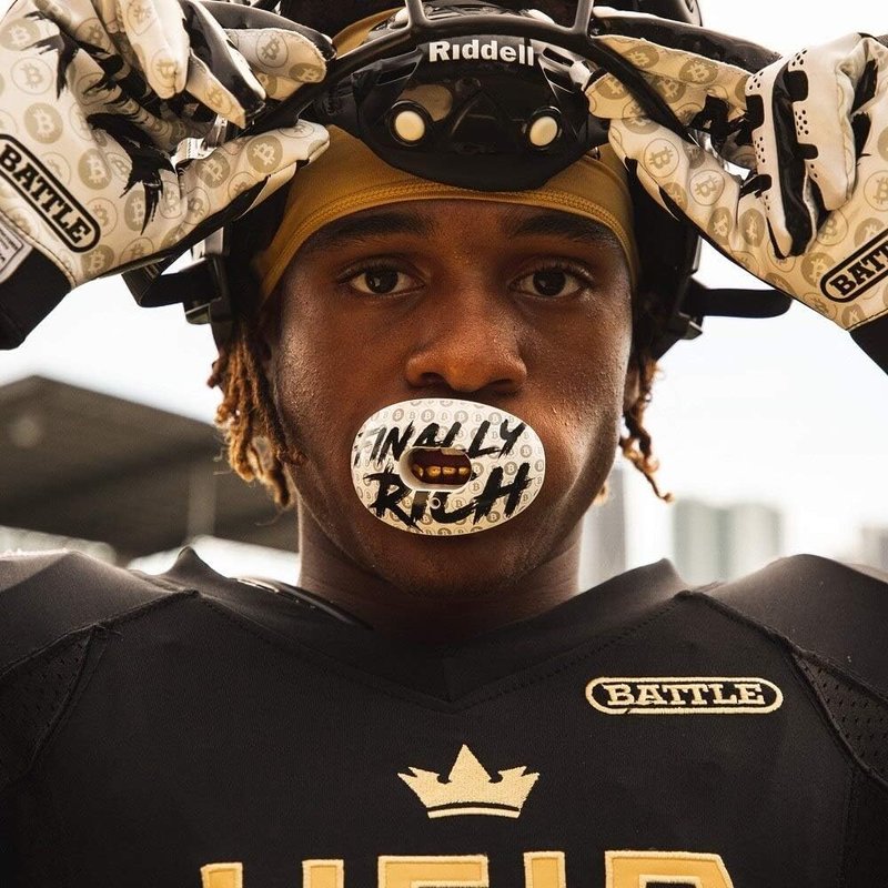 Battle Nightmare Oxygen Football Mouthguard