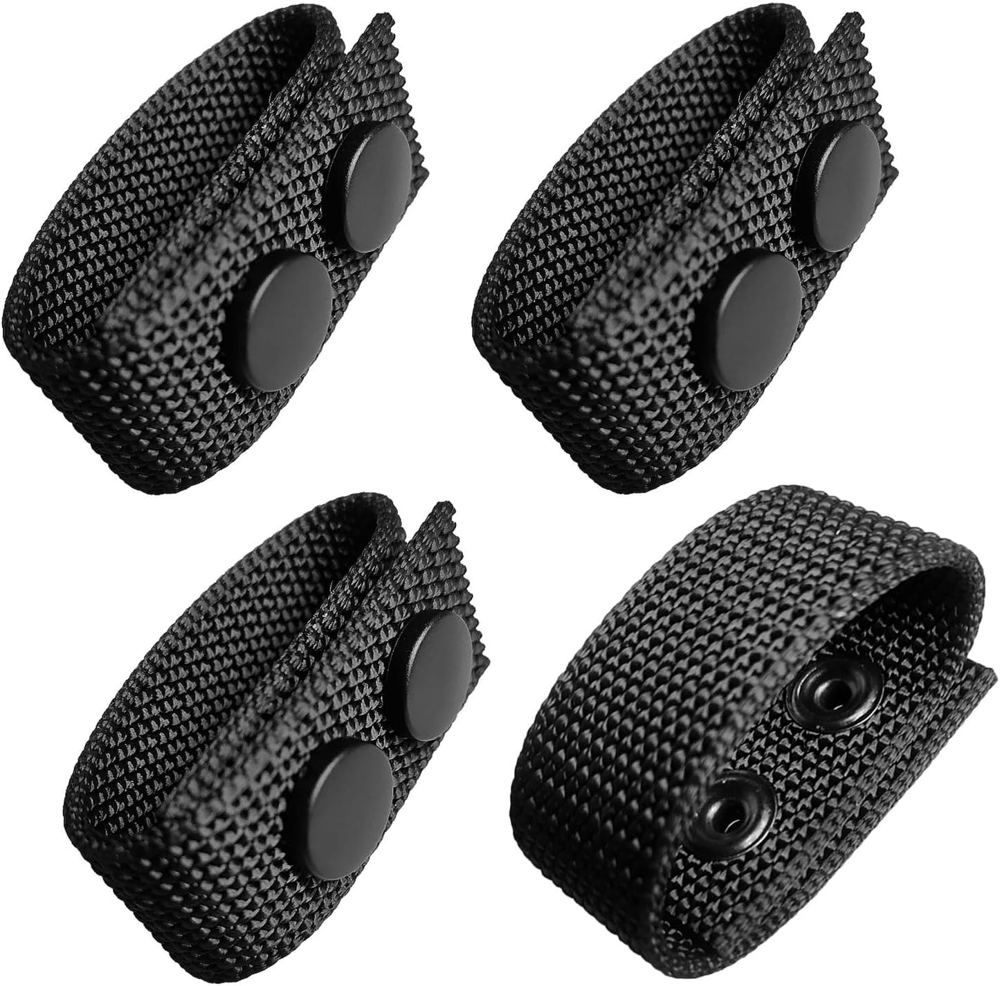 Tactical Duty Belt Keeper - Nylon Double Snaps for 2"-2.25" Belts | Police Accessories