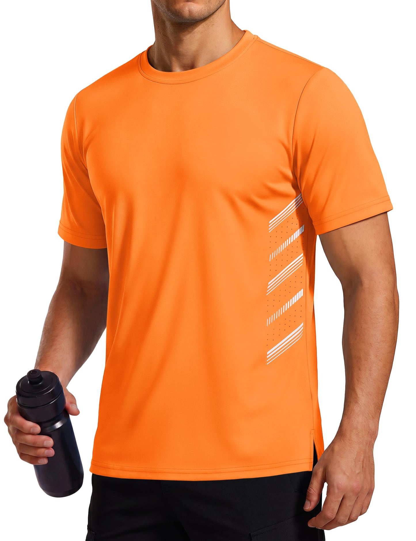 TACVASEN Mens Short Sleeve Rash Guard Dry Fit Running Athletic T-Shirts
