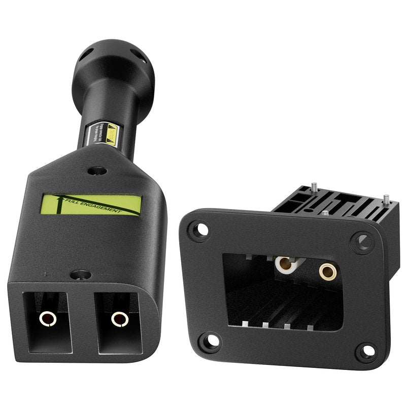 DRIVE UP EZGO TXT Medalist 36V PowerWise Charger Receptacle and W/Handle Plug, EZGO Charger Receptacle Fits EZGO TXT 1996-Up Electric Golf Cart, 73345-G01, 73063-G01