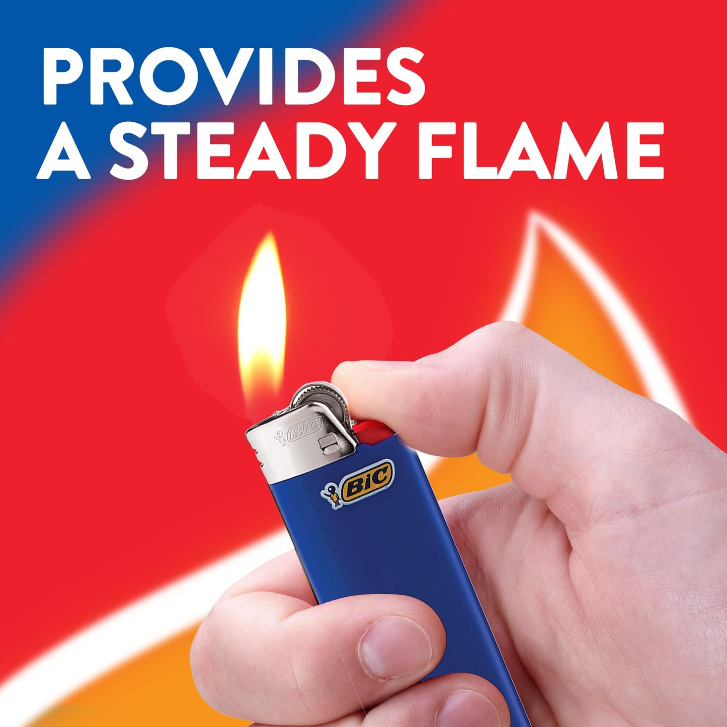 BIC Maxi Pocket Lighter, Special Edition Lava Series, 8 Count Pack of Lighters