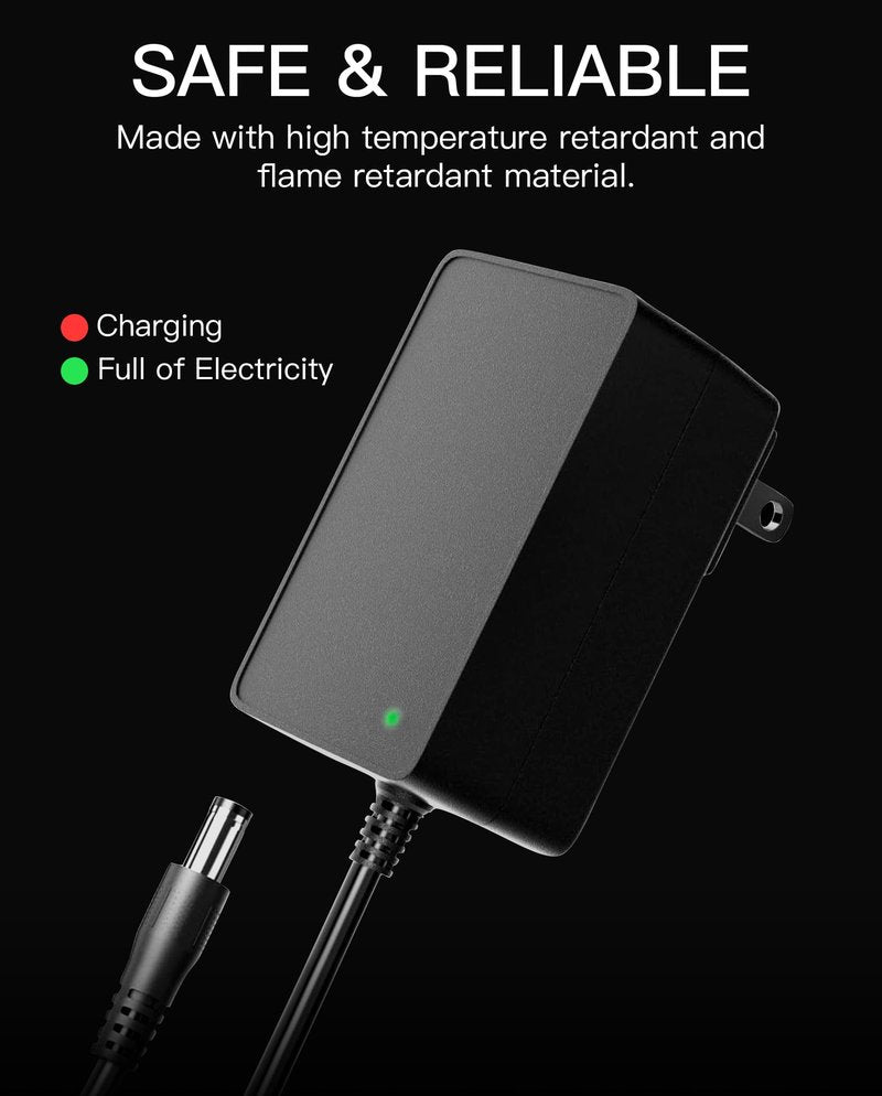 stio 25.2V 1.5A AC/DC Adapter Compatible with Segway Ninebot Zing E8 E10 E12 C2 Pro E2 Plus C8 C9 C10 C15 C20,Model NB-25D2-00D8-US Power Supply Charger Fit for 21.6V Lithium Battery