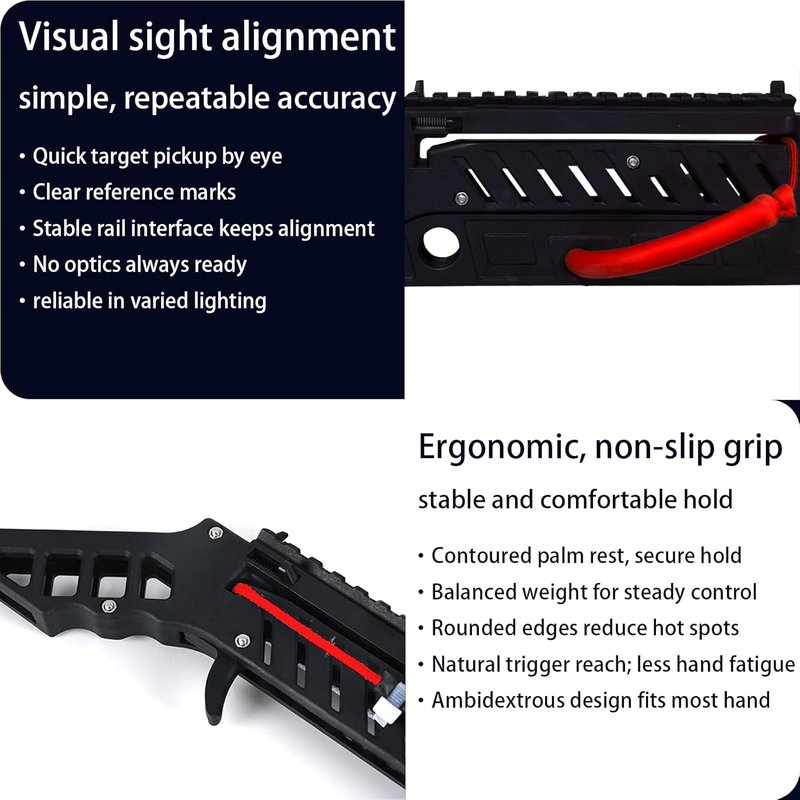 Folding Crossbow - Professional Portable Archery Equipment for Adults | Lightweight & Easy Storage