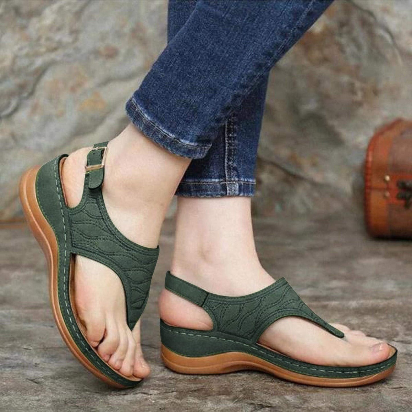 Deal Of The Day Trendy Sandals for Women 2024 Sandals for Women 2024, Orthopedic Sandals for Women Arch Support 2024 Comfy Lightweight Breathable Sandals