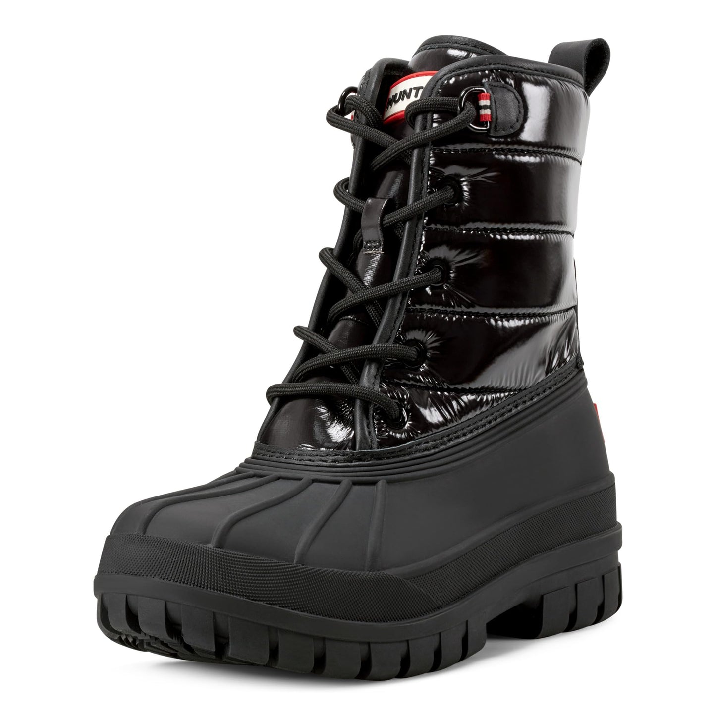 Hunter Women's Stanly, Black Leather, 11 Medium