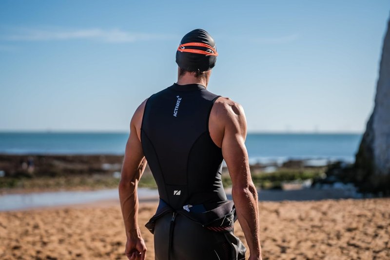 ZONE3 Men's Activate+ Sleeveless Tri Suit - Lightweight, Quick-Drying Triathlon Gear | Perfect for Racing