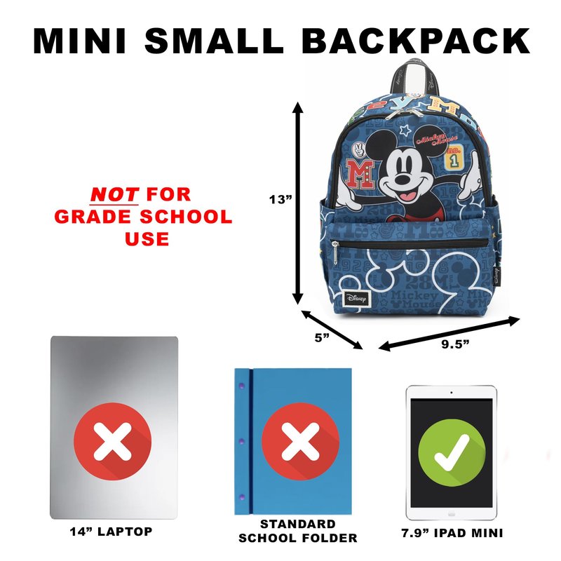Wondapop - Mickey Mouse 13" Nylon Daypack