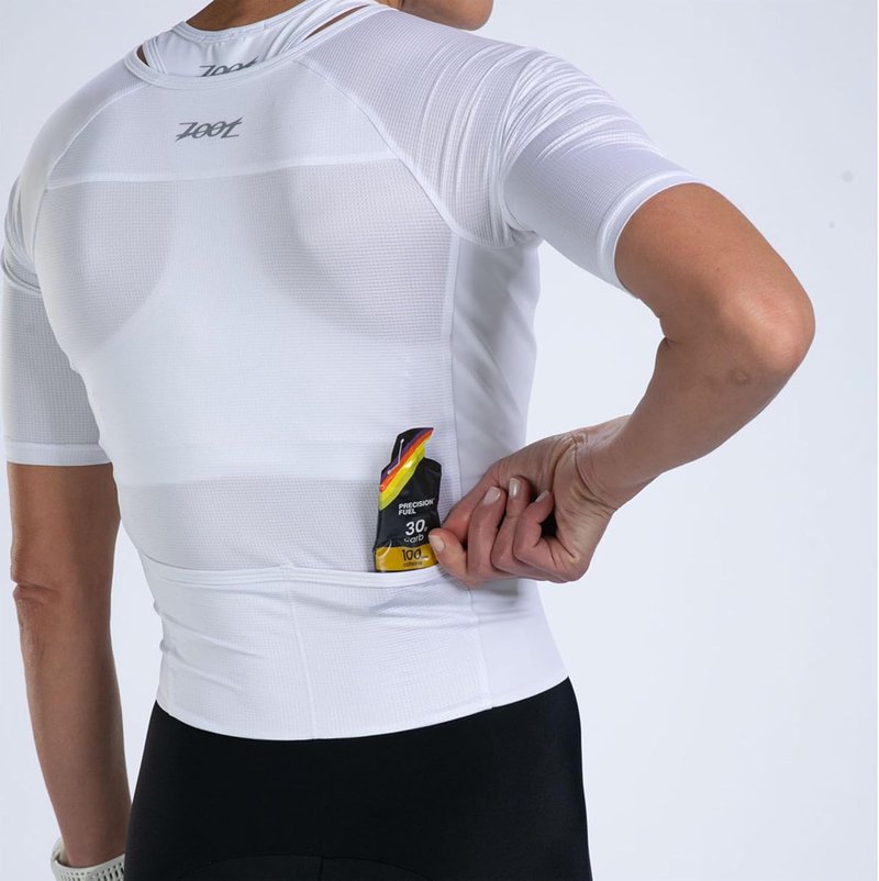 Zoot Women's Triathlon Racesuit - Short Sleeve Moisture-Wicking Design with Plush Chamois | Perfect for Race Day