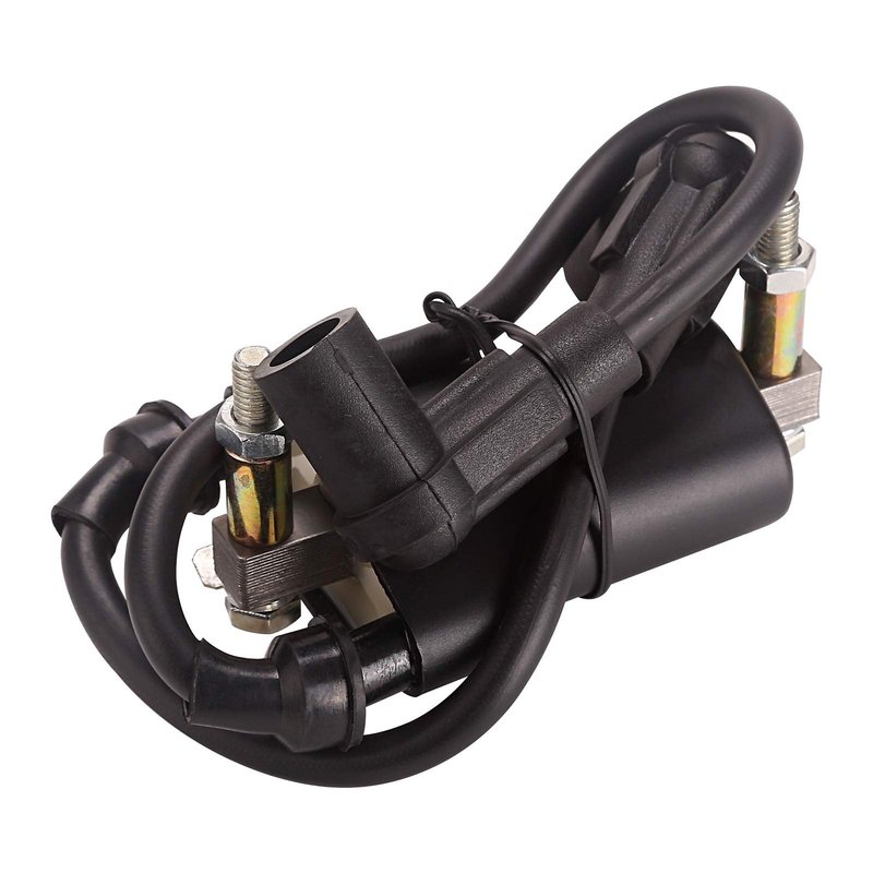 10L0L Golf Cart EZGO Dual Ignition Coil with Spark Plugs for EZGO 4-Cycle 1991-2002 Pre-MCI Engine/Robin 295CC Robin 350CC Gas Models, OEM 26652G01,EPIGC103