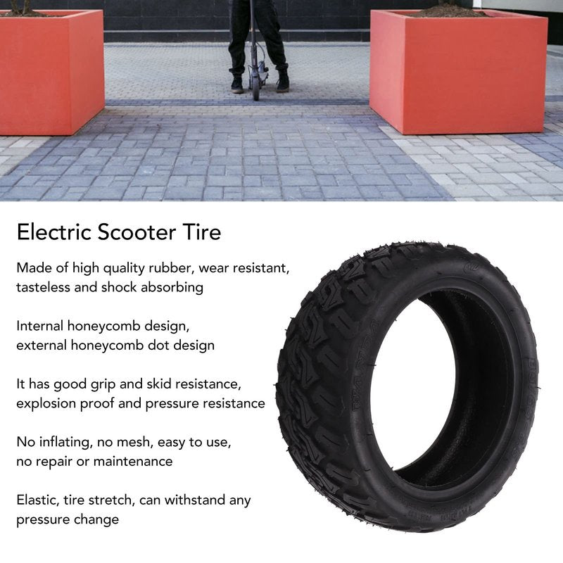 Pilipane 6.5 Inch Scooter Tire, Solid Tire Replacement, Puncture-Proof & Maintenance-Free, Electric Scooter Wheel, Fits G Booster and No.9 Balance Car (Fits 85x65-6.5)