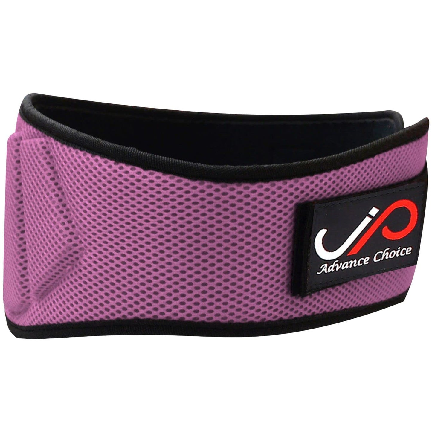 JP Weightlifting 6" Belt for Limber Back Support Workout on Fitness Equipment Auto Lock Men and Women (PINK-S)