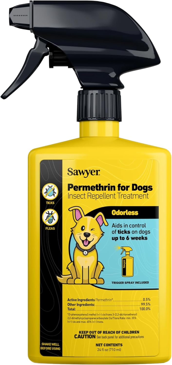 Permethrin Insect Repellent Treatment for Dogs - Sawyer Products SP624