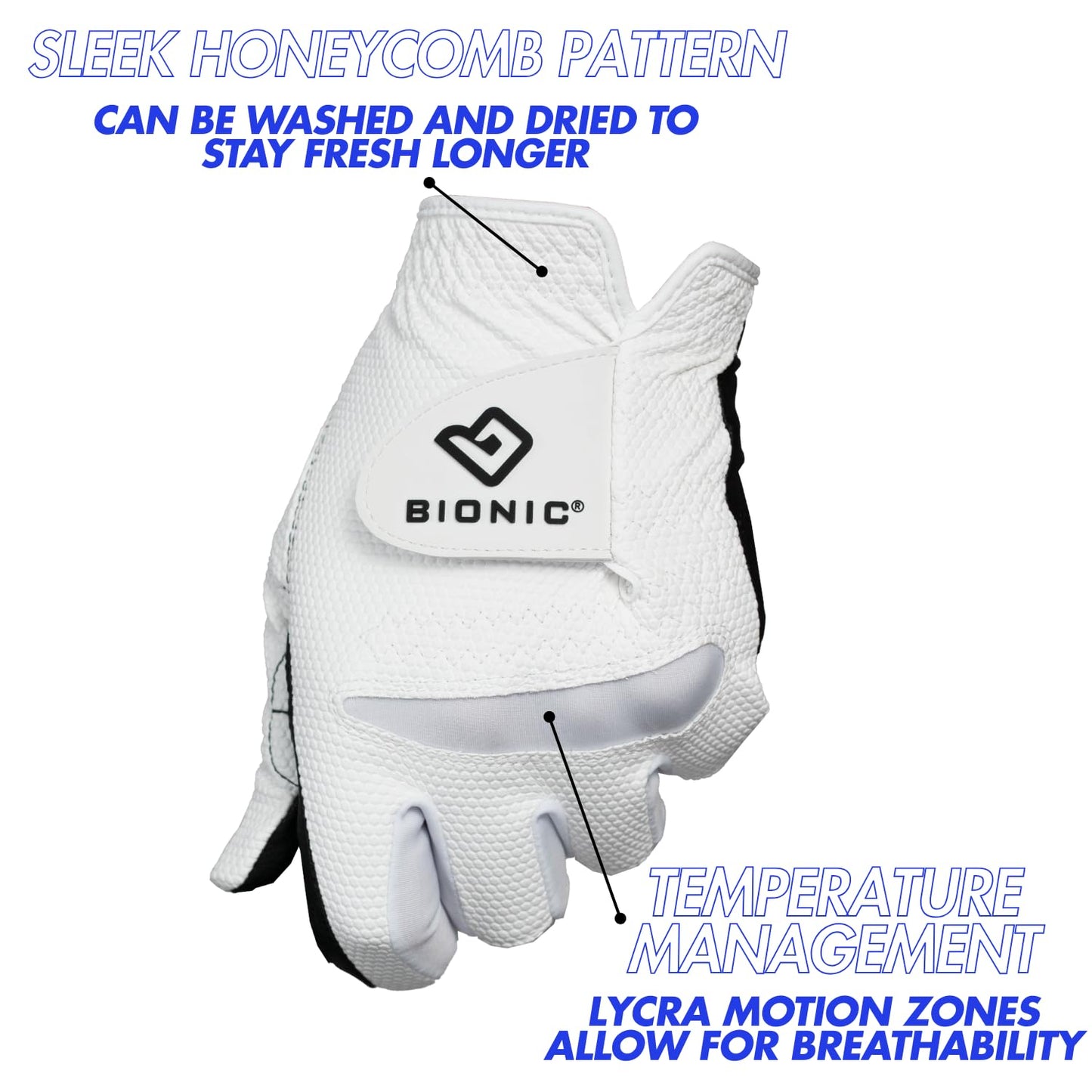 Bionic Men's RelaxGrip 2.0 Golf Glove, 2.0 DX, Left Hand, 2X-Large