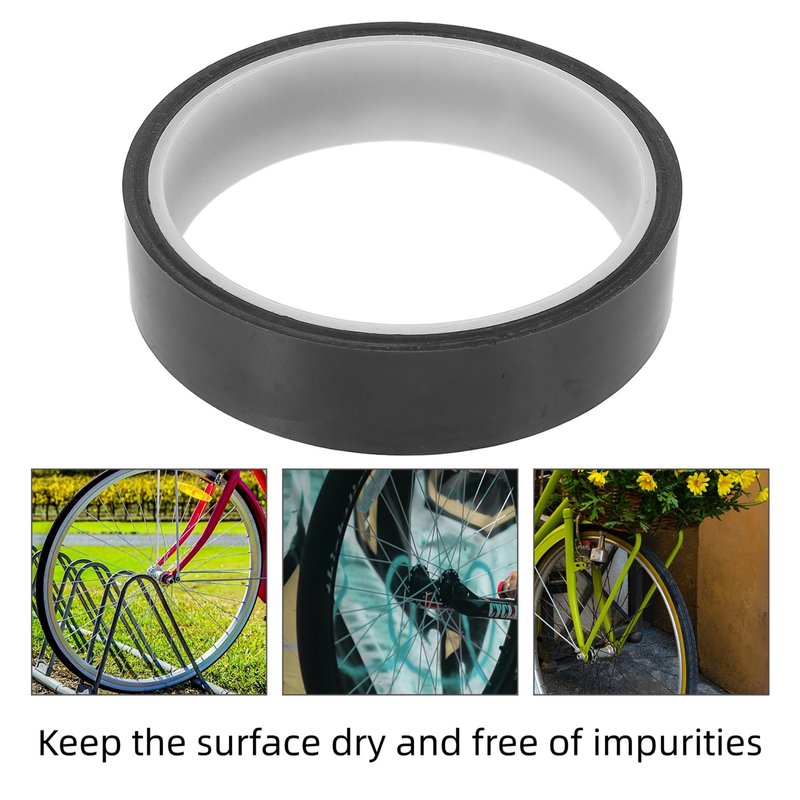kimairy Heavy-Duty Tubeless Rim Tape Roll for Bicycles – 10m Length, Multiple Widths (21mm-35mm) – High-Stick Rubber Adhesive for Road/MTB/Hybrid Wheels Tape