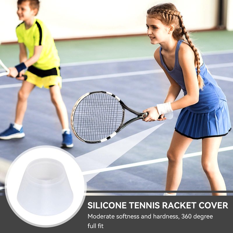 Agatige Tennis Racquet Grips Tennis Racket Silicone Case Non Slip Badminton Tennis Cover Badminton Tennis Absorbent Overgrip Cap