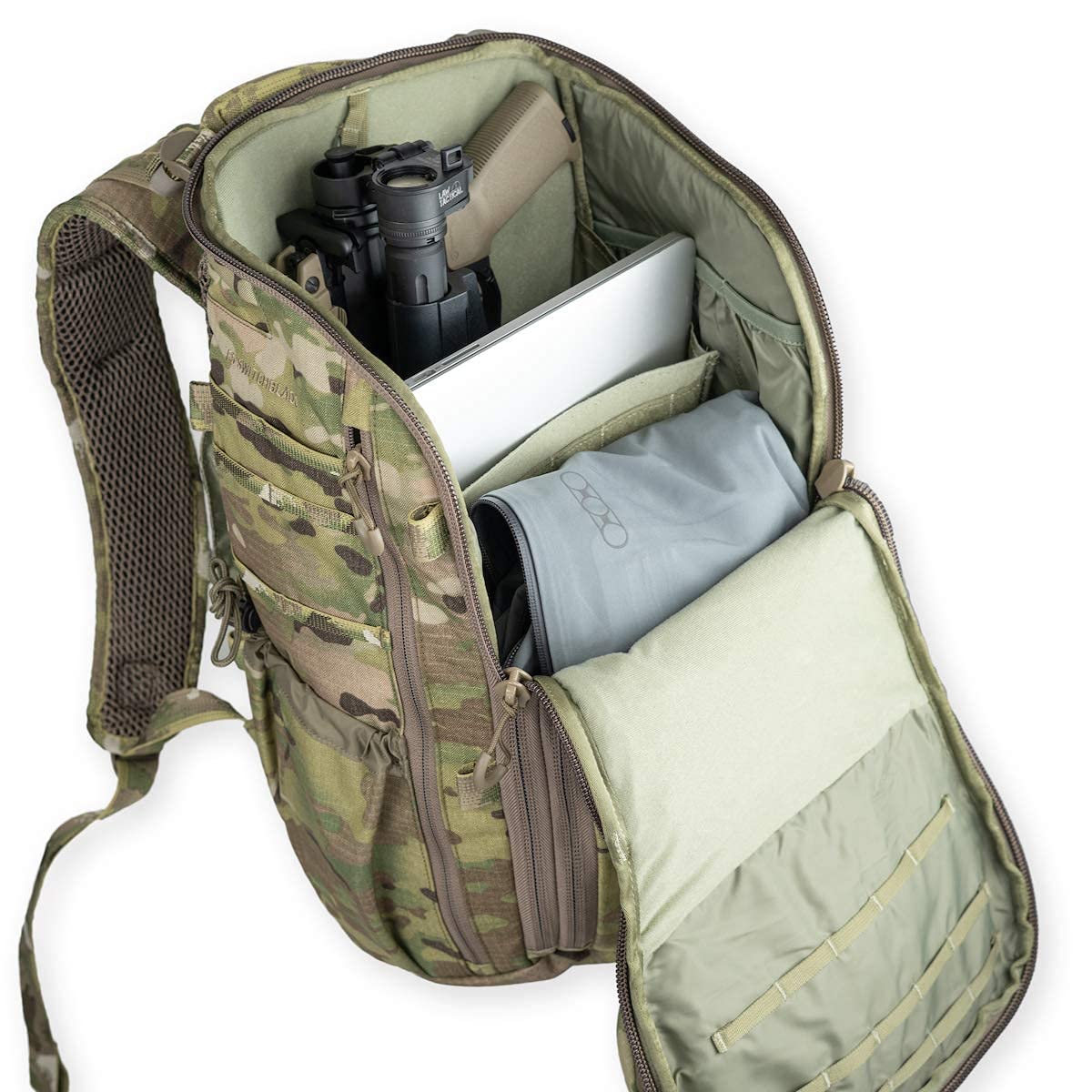 Eberlestock Switchblade Pack - Low Profile Tactical EDC Backpack for Maximum Space and Organization (Dry Earth)