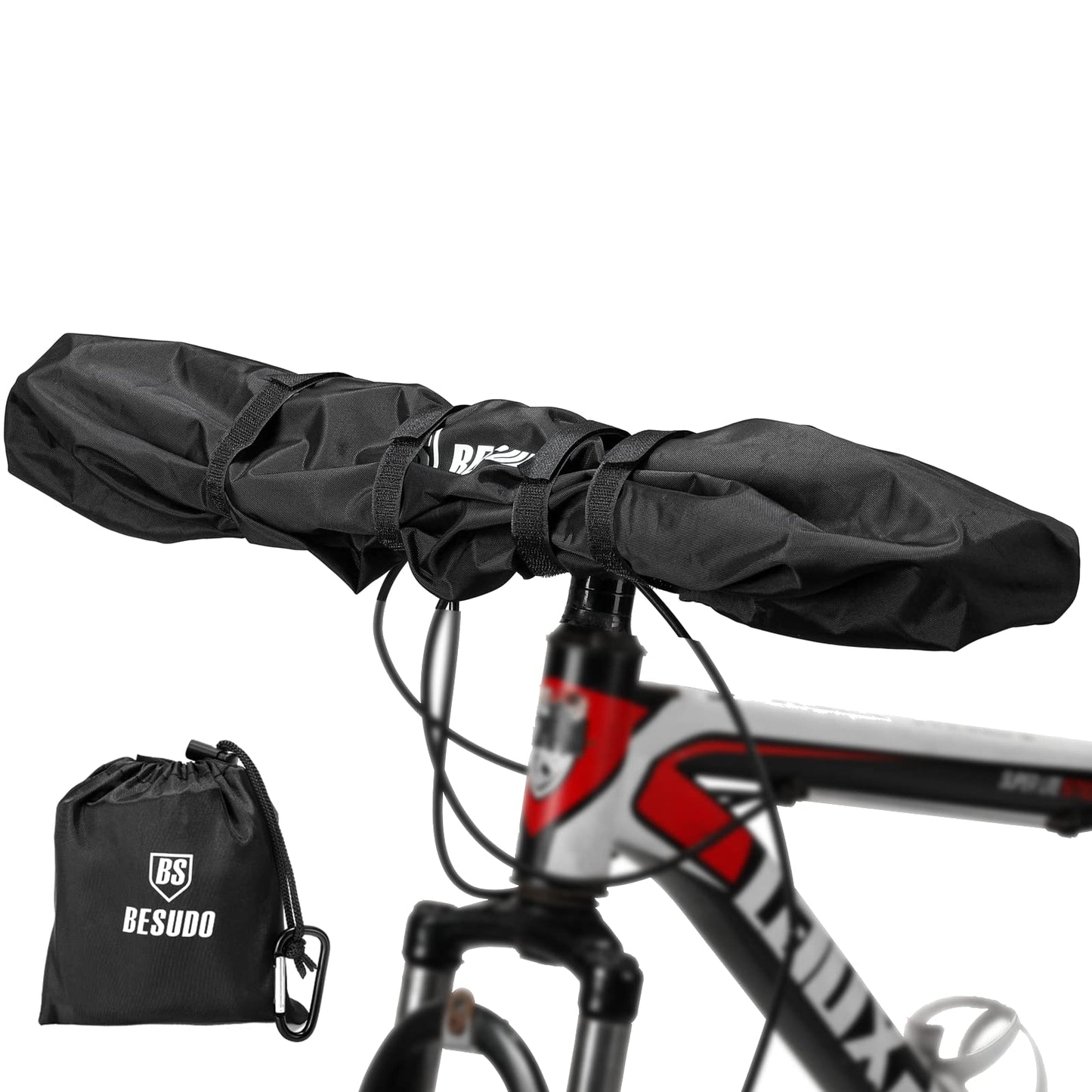 Besudo Handlebar Protective Cover Ebike - Waterproof Protective Transport Protection Rain Cover Bicycle for Rear Rack - E-Bike Accessories
