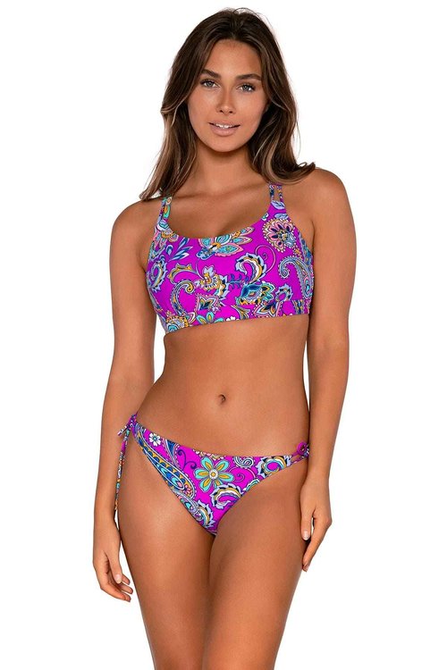 Sunsets Marrakesh Everlee Side Tie Bikini Bottom, XL, Marrakesh
