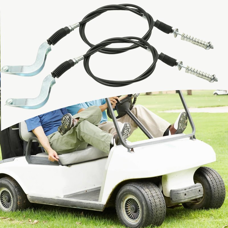 Saihisday 2Pcs 72341-G01 10L0L Transmission Shift Cable Forward and Reverse Cable Assembly, Replacement for EZGO TXT ST350 ST480 Workhorse Golf Cart 1996 1997 1998 1999 2000 2001