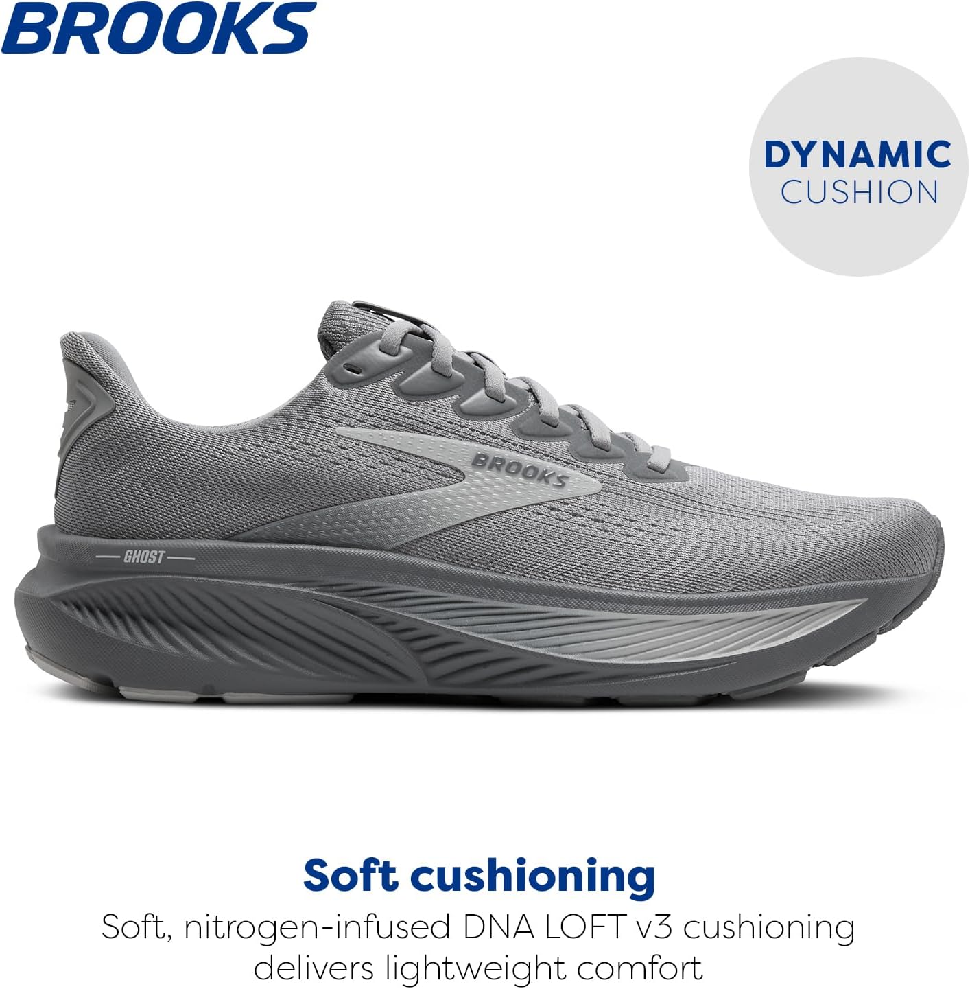 Brooks Men's Ghost 17 Running Shoes - Lightweight, Comfortable Fit | Men's Athletic Footwear